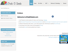 Tablet Screenshot of ehabeldeeb.com